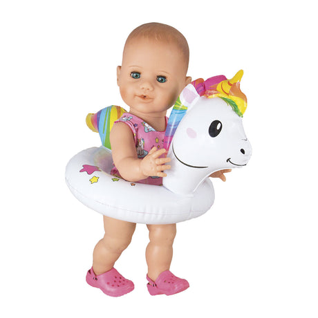 Heless Puppen Schwimmring Einhorn, 28-35 cm