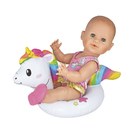 Heless Puppen Schwimmring Einhorn, 28-35 cm