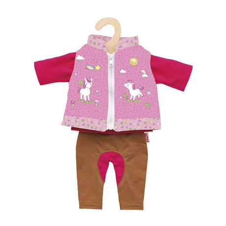 Heless Reitpuppen-Outfit - Einhorn, 28-35 cm