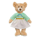 Puppenkleid Regenbogen, 35-45 cm