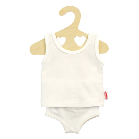 Heless Puppenunterwäsche weiß 20-25 cm - Babypuppen-Bekleidungsset.