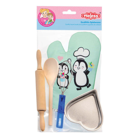 Heless Backset mit Pinguin-Zubehör