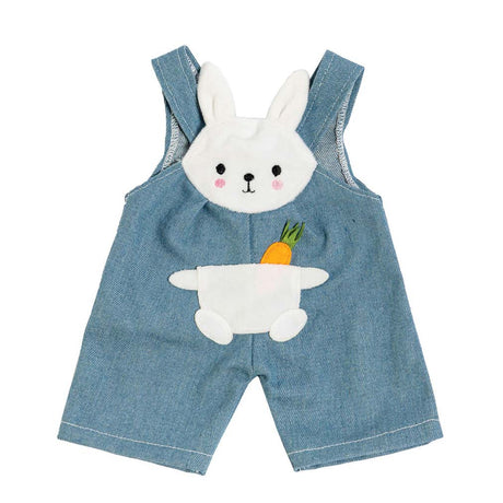 Heless Puppenlatzhose mit Streifenshirt Bunny Lou, 28-35 cm