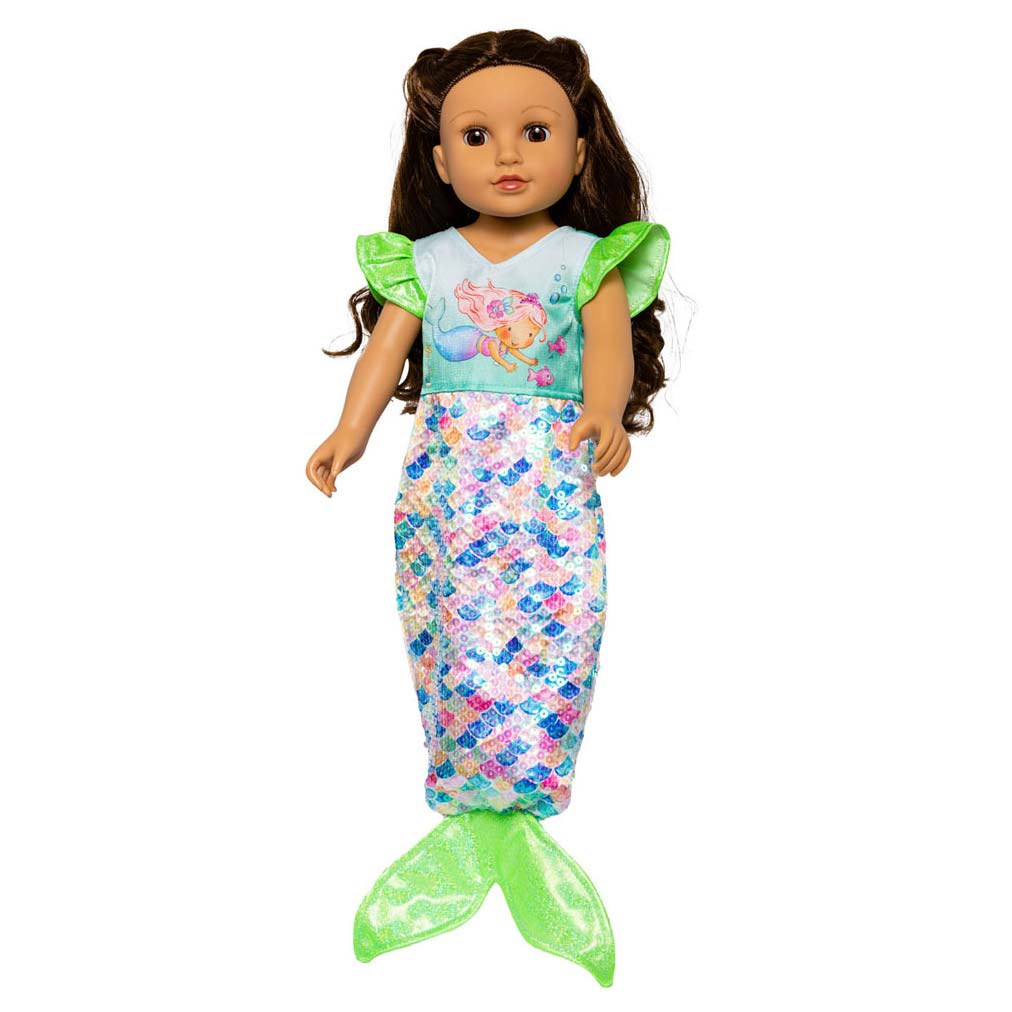 Nines d'onil Puppen Meerjungfrauenkleid Yara, 28-35 cm