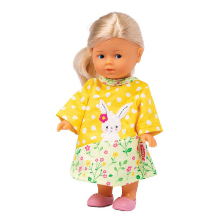 Heless Puppenkleid Bunny Lou - Tunikakleid für Babypuppen 20-25 cm.
