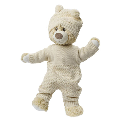 Heless Puppen-Strickoverall ecru, 28-35cm