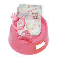 Heless Puppentöpfchen mit Zubehör rosa - 15cm