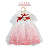 Heless poppenjurk winterprinses lumi met kroon en cape - maat 35-45 cm