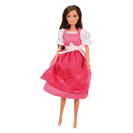 Heless traditionelles Dirndl-Kleid für Modepoppen Pinky – 29 cm