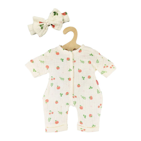 Heless meisjes babypop met romper cheeky fruits - 34cm