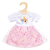 Heless Mädchen-Babypuppe mit Einhornkleid Hannah – 34 cm