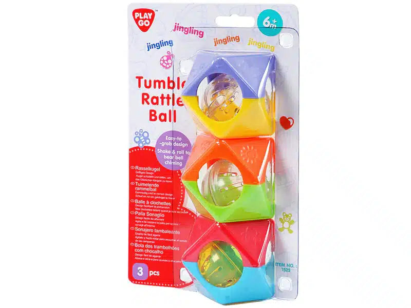 Playgo Trommelrasselball 3 Stück