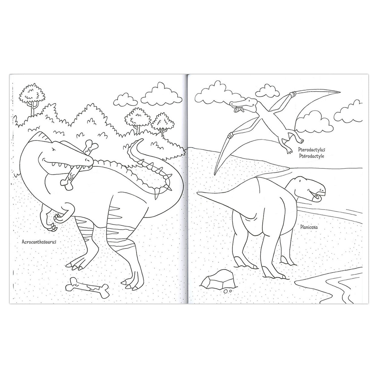 Deltas Dinosaurier zum Ausmalen