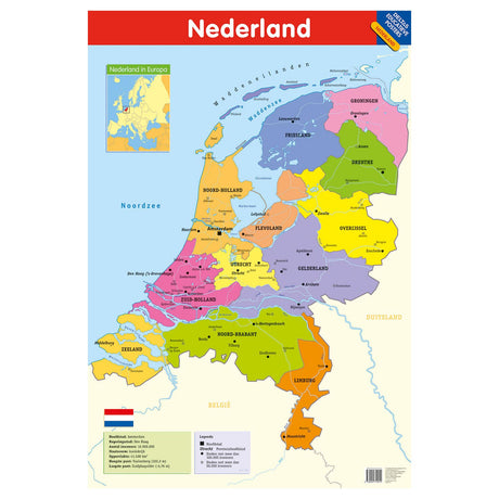 Deltas -Bildungsplakat - Niederlande