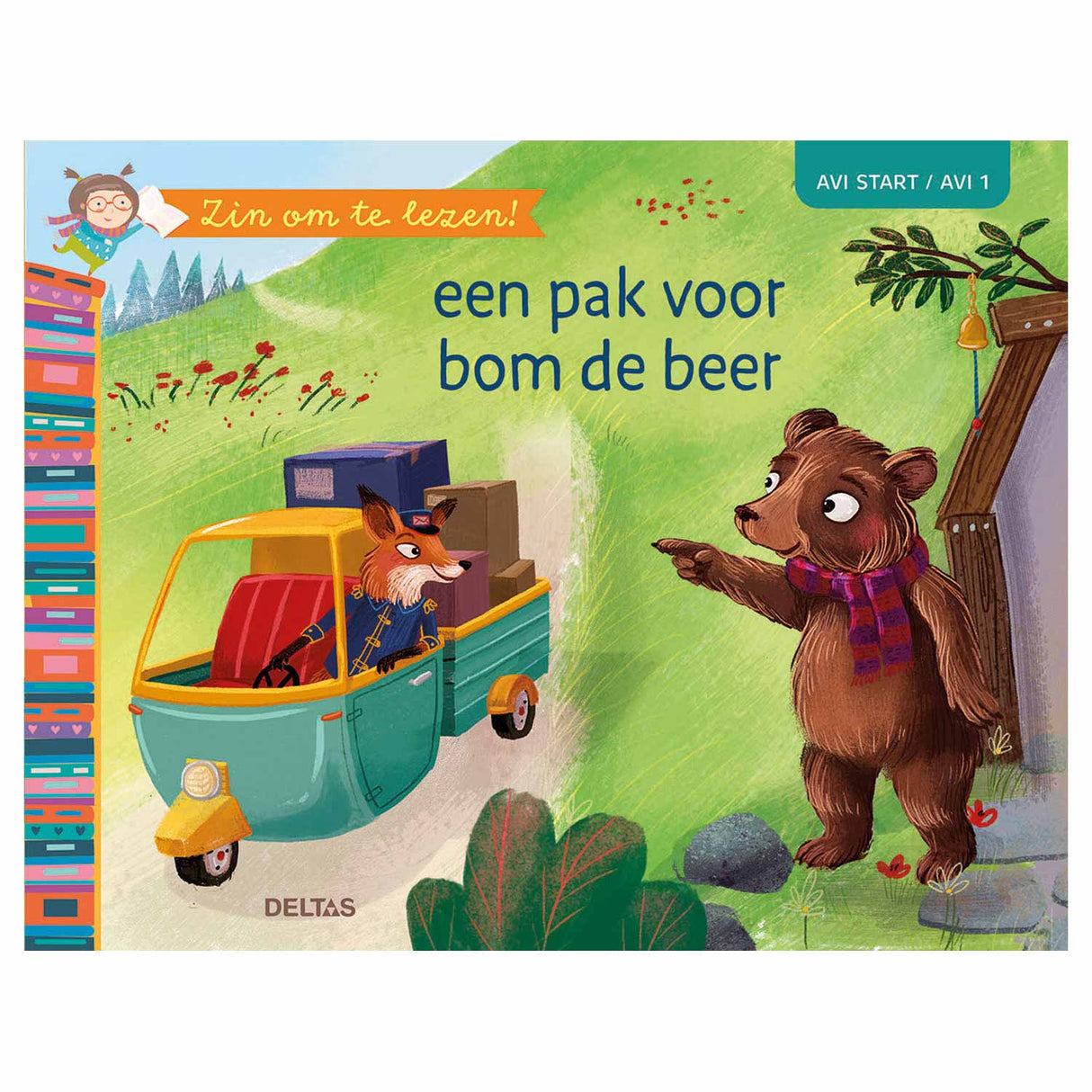Delta ist gespannt auf das Lesen! - ein Anzug für Bomb the Bear (Avi-Start)