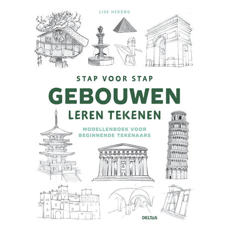 Deltas lernen Schritt für Schritt, Gebäude zu zeichnen, Hobbybuch