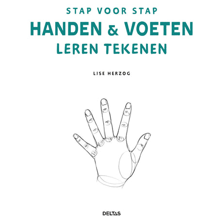 Deltas lernen Schritt für Schritt im Hobbybuch, Hände und Füße zu zeichnen