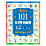 Deltas Hobbybuch „Ich kann 101 Dinge mit Fingerfarbe zeichnen“.