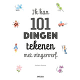 Deltas Hobbybuch „Ich kann 101 Dinge mit Fingerfarbe zeichnen“.