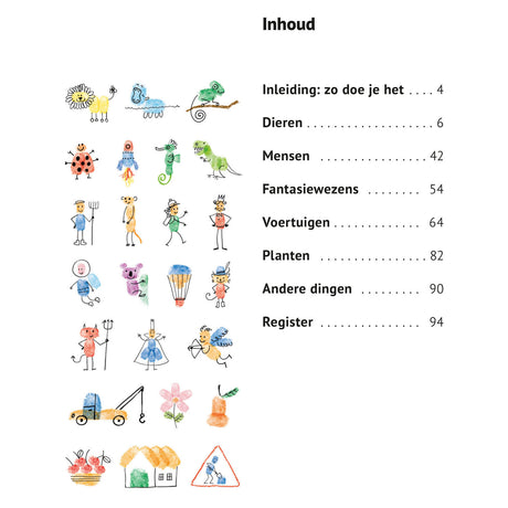 Deltas Hobbybuch „Ich kann 101 Dinge mit Fingerfarbe zeichnen“.