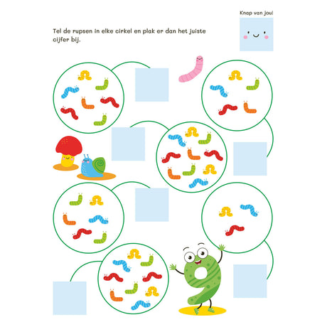 Zählen von Deltas von 1 bis 10 mit Aufklebern (5-6 Jahre)