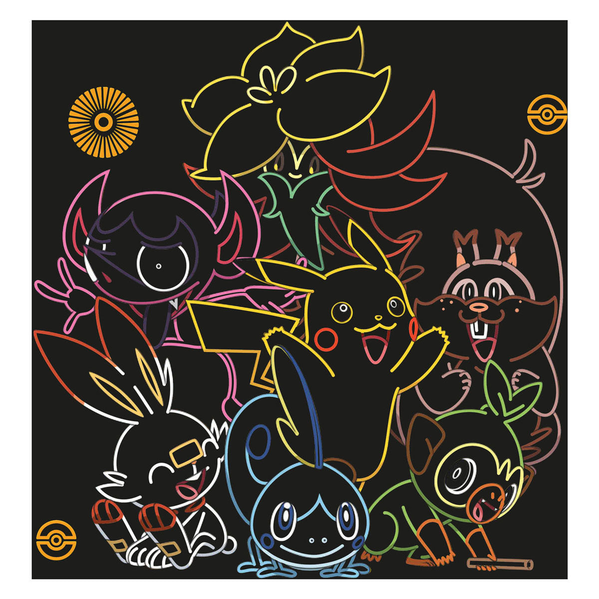 Deltas Pokémon 8 Rubbelkarten und Rubbelstift