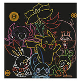 Deltas Pokémon 8 Rubbelkarten und Rubbelstift