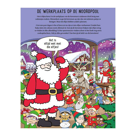 Deltas, wo sind die Weihnachtselfen? Schauen Sie sich das Suchbuch an