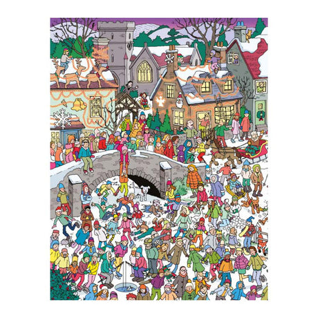Deltas, wo sind die Weihnachtselfen? Schauen Sie sich das Suchbuch an