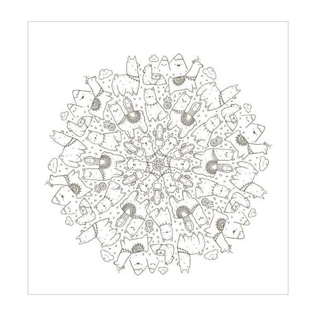 Deltas Kawaii-Mandala-Malspaß