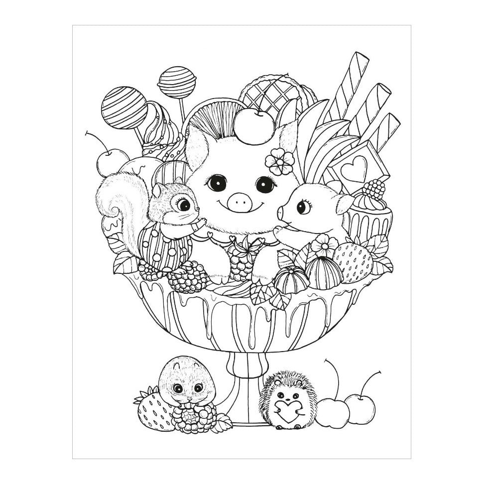 Deltas cozy kisses kleurboek - lulu mayo