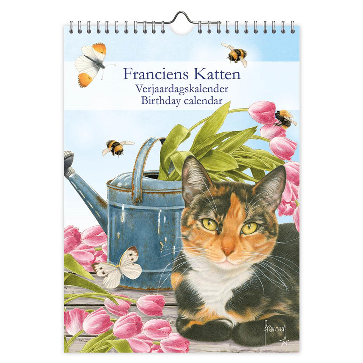Franciens Katzen-Geburtstagskalender – Kattunkatze – 18 x 25 cm