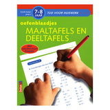 Deltas-Übungsblätter für Zeittabellen und Divisionstabellen (7-8).