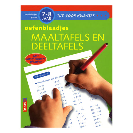 Deltas-Übungsblätter für Zeittabellen und Divisionstabellen (7-8).
