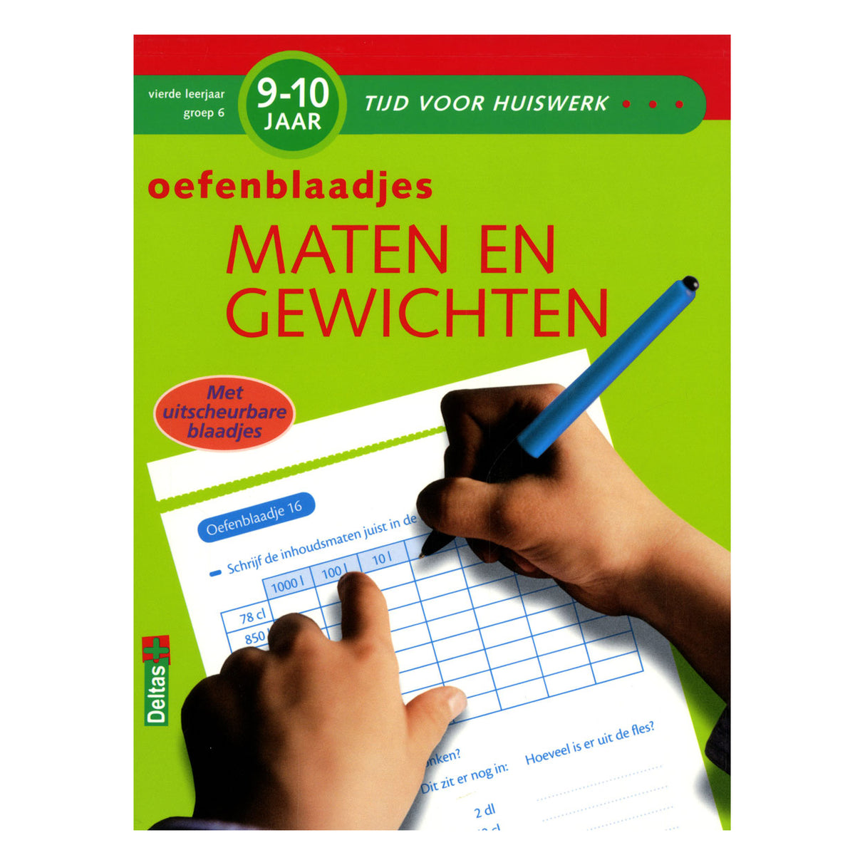 Deltas Übungsblattgrößen und -gewichte