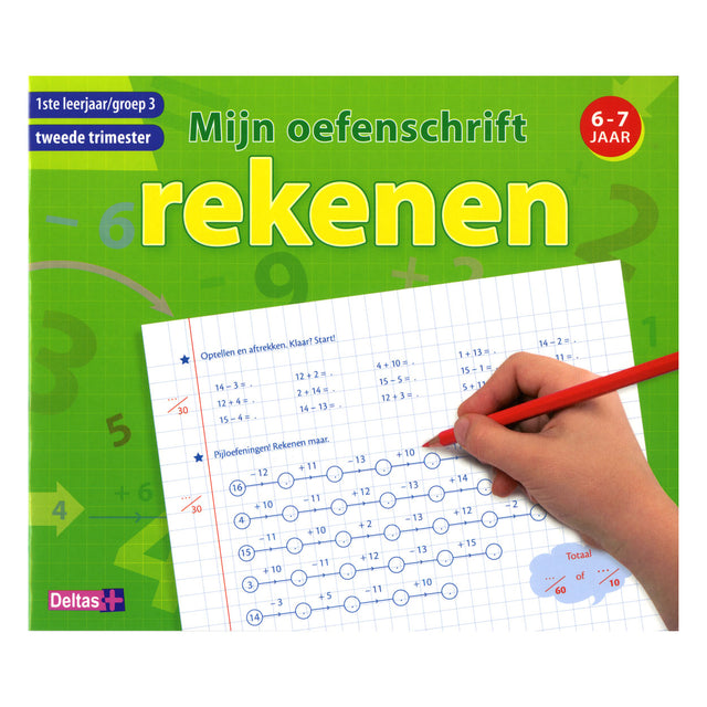 Deltas üben Notebook-Rechen 6-7 Jahre lang. 2. Trimester