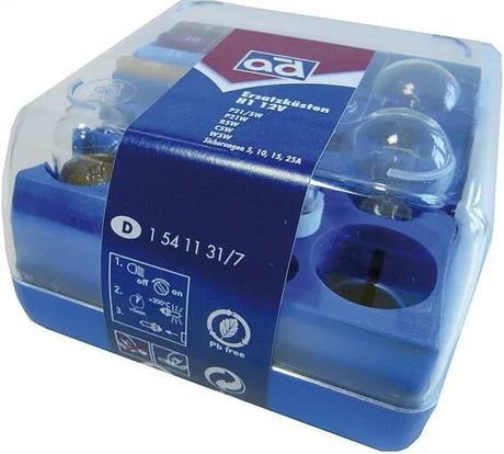 Werbelampenbox Autolampen 12V H1