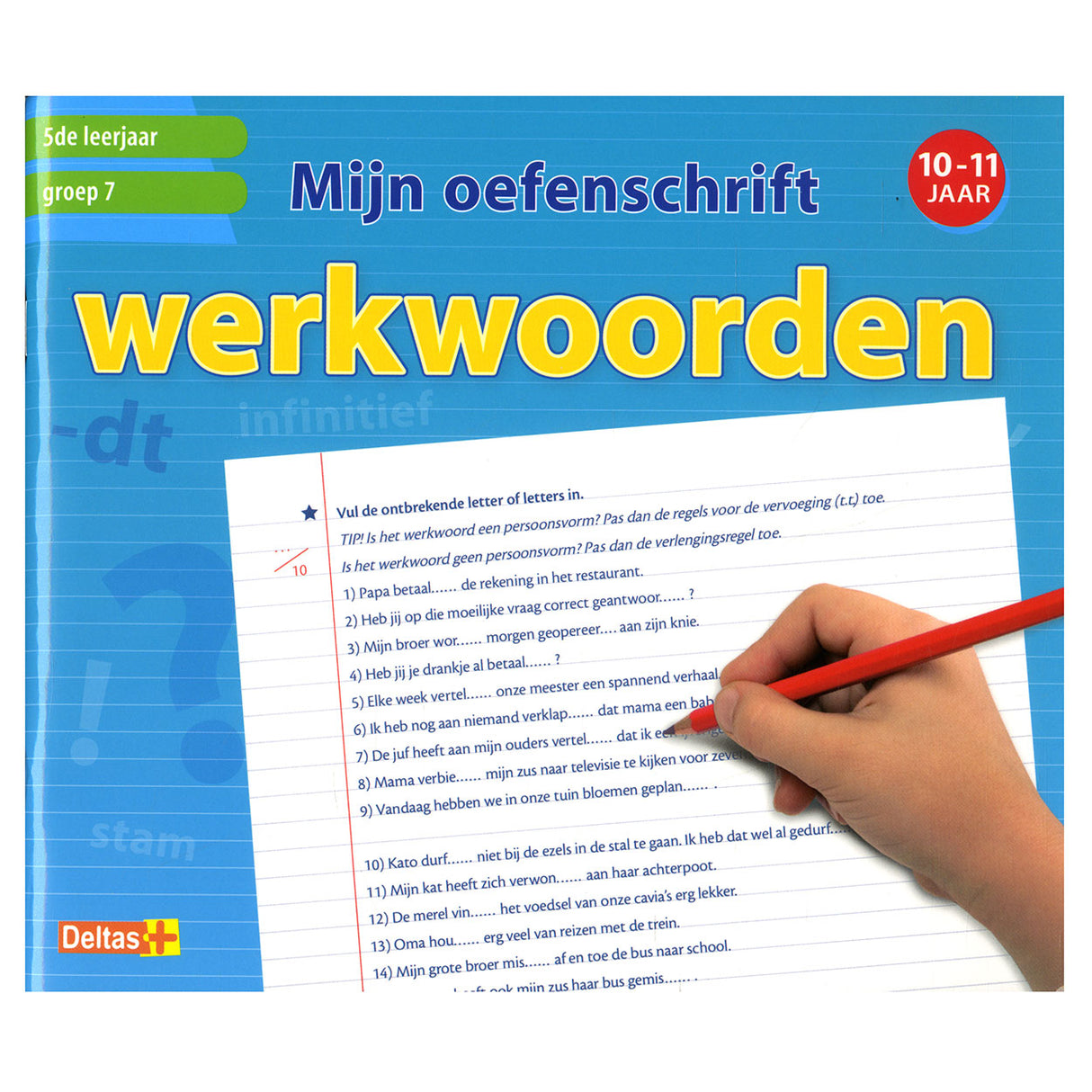 Deltas, mein Übungsheft für Verben – Gruppe 7