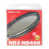 Marumi grauer variabler Filter dhg nd2-nd400 55 mm