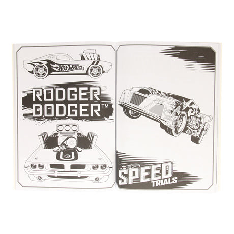 Hot Wheels Colorama Malbuch 48 große Malseiten