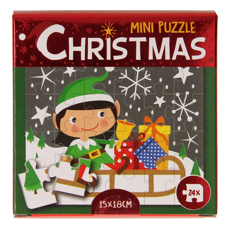 Wins Holland Minipuzzle Weihnachten, 24 Teile.