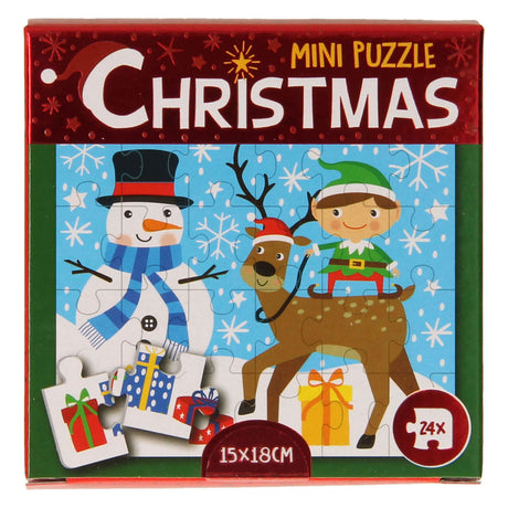 Wins Holland Minipuzzle Weihnachten, 24 Teile.
