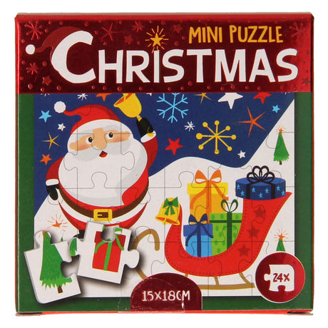 Wins Holland Minipuzzle Weihnachten, 24 Teile.