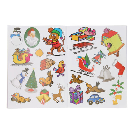 Buch-Specials Niederlande bv Weihnachtsaufkleber und Malbuch
