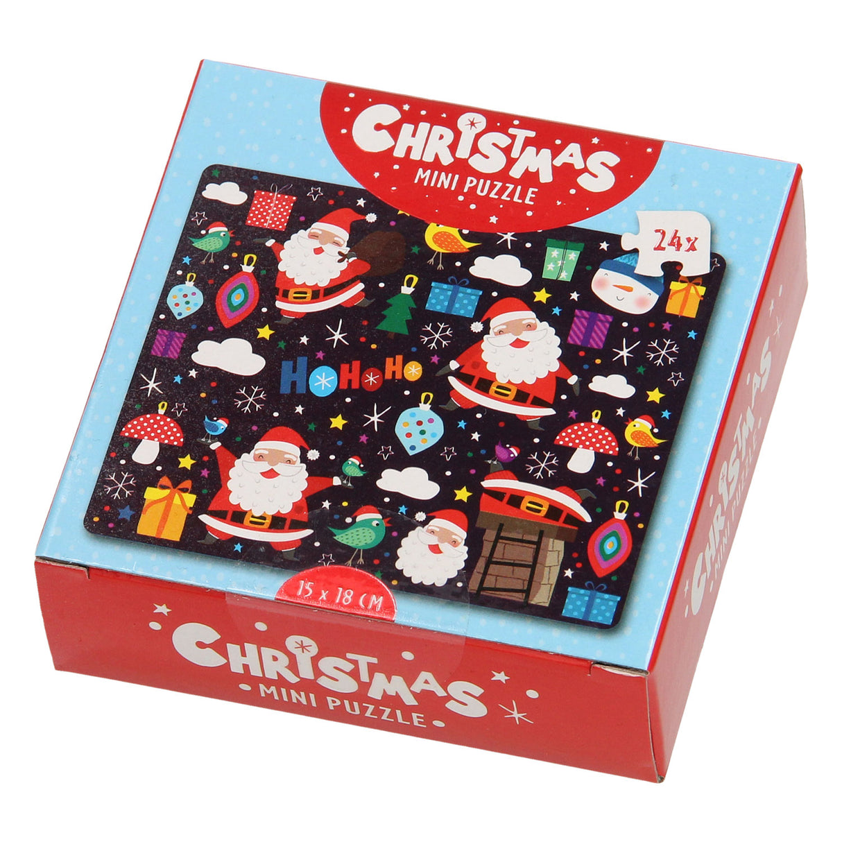 Wins Holland Minipuzzle Weihnachten, 24 Teile.