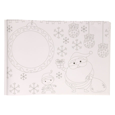 Wins Holland Malbuch-Tischset Weihnachten, 12-tlg.