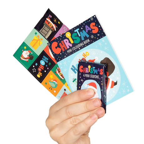 Wins Holland Leckerli-Set: Malbuch, Buntstift-Aufkleberbogen – Weihnachten