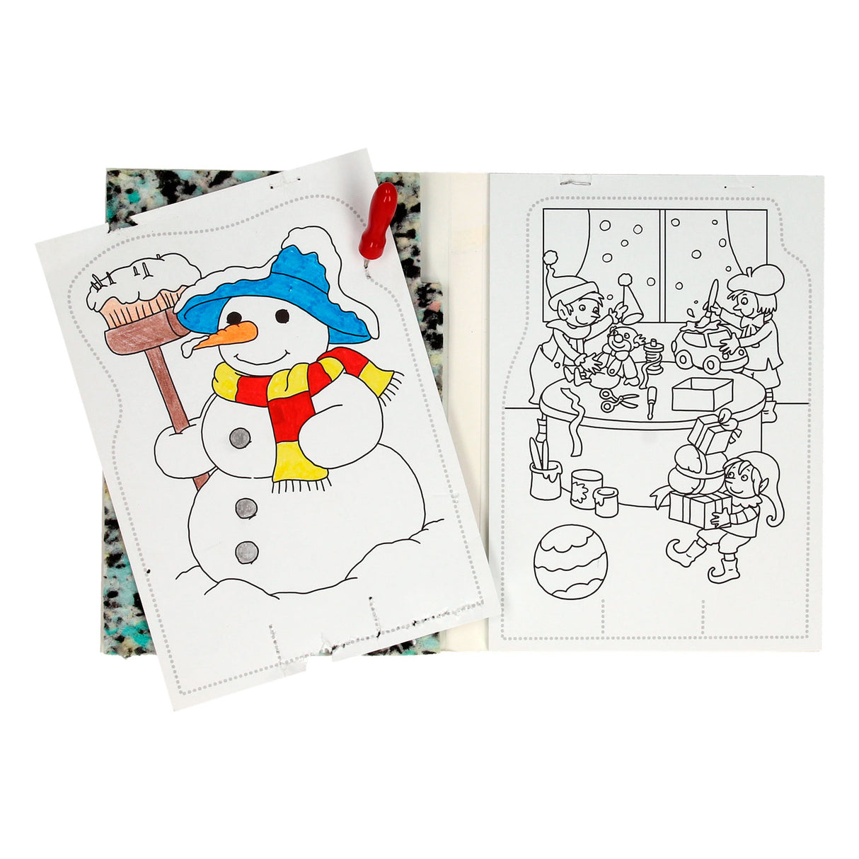 Buch Specials Nederland BV Colors Prikblok Weihnachten