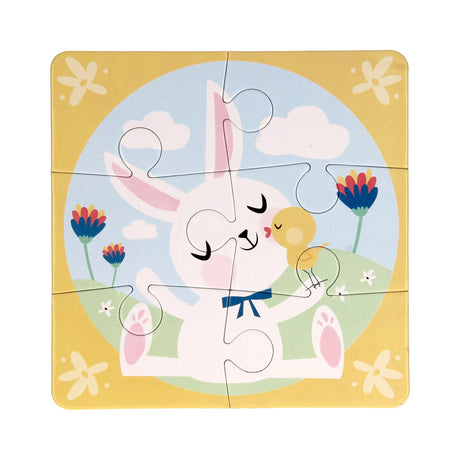 Kinderpuzzle Ostern, 4in1