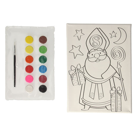Gewinnt Holland-Leinwand-Sinterklaas-Malset